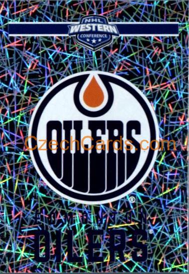 Edmonton Oilers Logo 2018/19 Panini NHL sticker metal #363