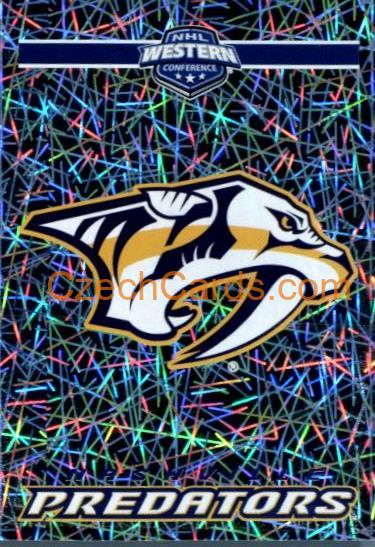 Nashville Predators Logo 2018/19 Panini NHL sticker metal #411