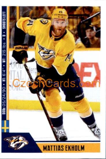 Mattias Ekholm 2018/19 Panini NHL sticker #417