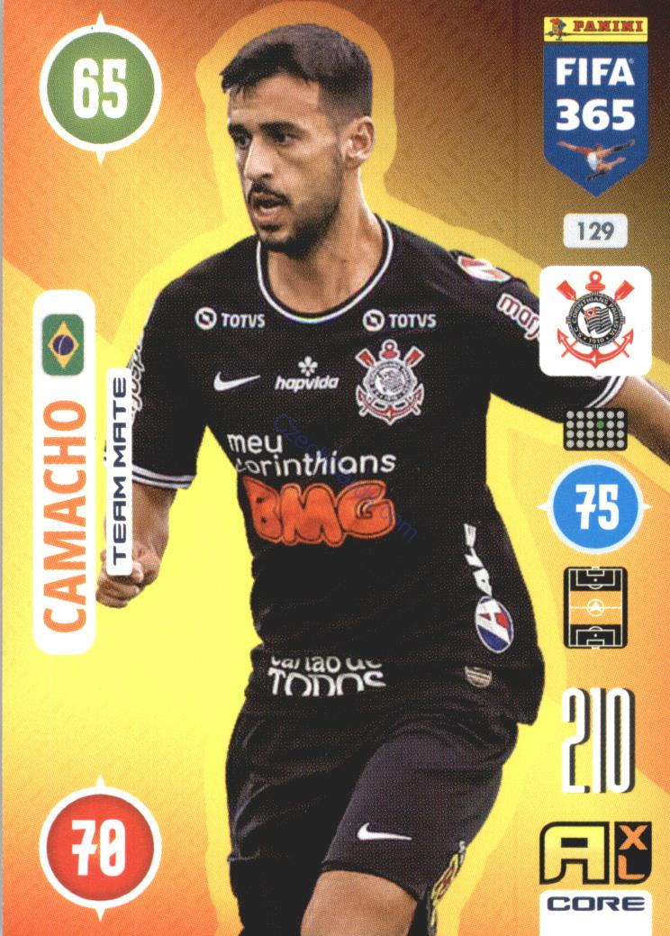 Camacho 2021 FIFA 365 Adrenalyn #129
