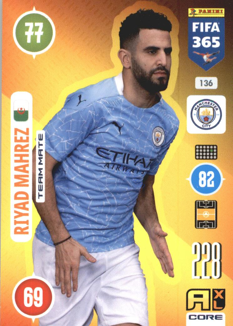 Riyad Mahrez 2021 FIFA 365 Adrenalyn #136