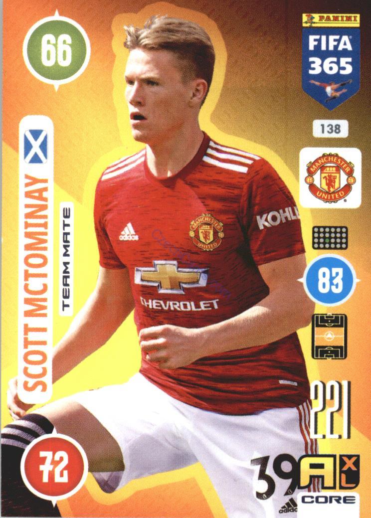 Scott McTominay 2021 FIFA 365 Adrenalyn #138