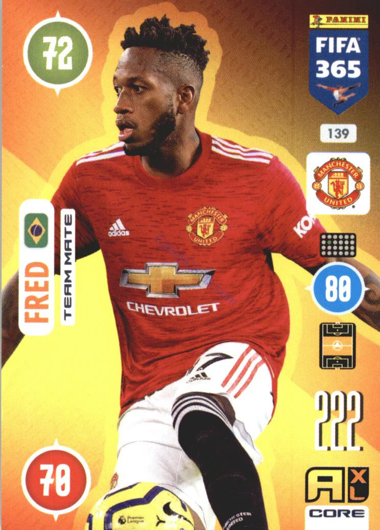 Fred 2021 FIFA 365 Adrenalyn #139