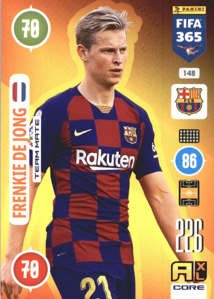 Frenkie de Jong 2021 FIFA 365 Adrenalyn #148