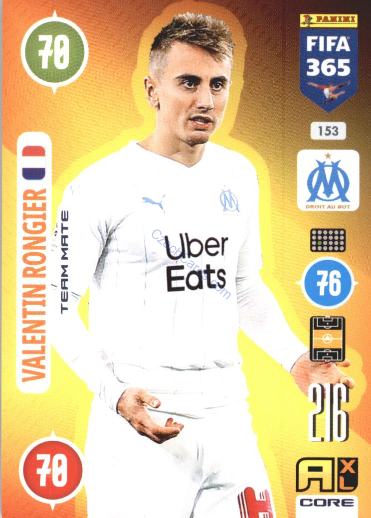 Valentin Rongier 2021 FIFA 365 Adrenalyn #153