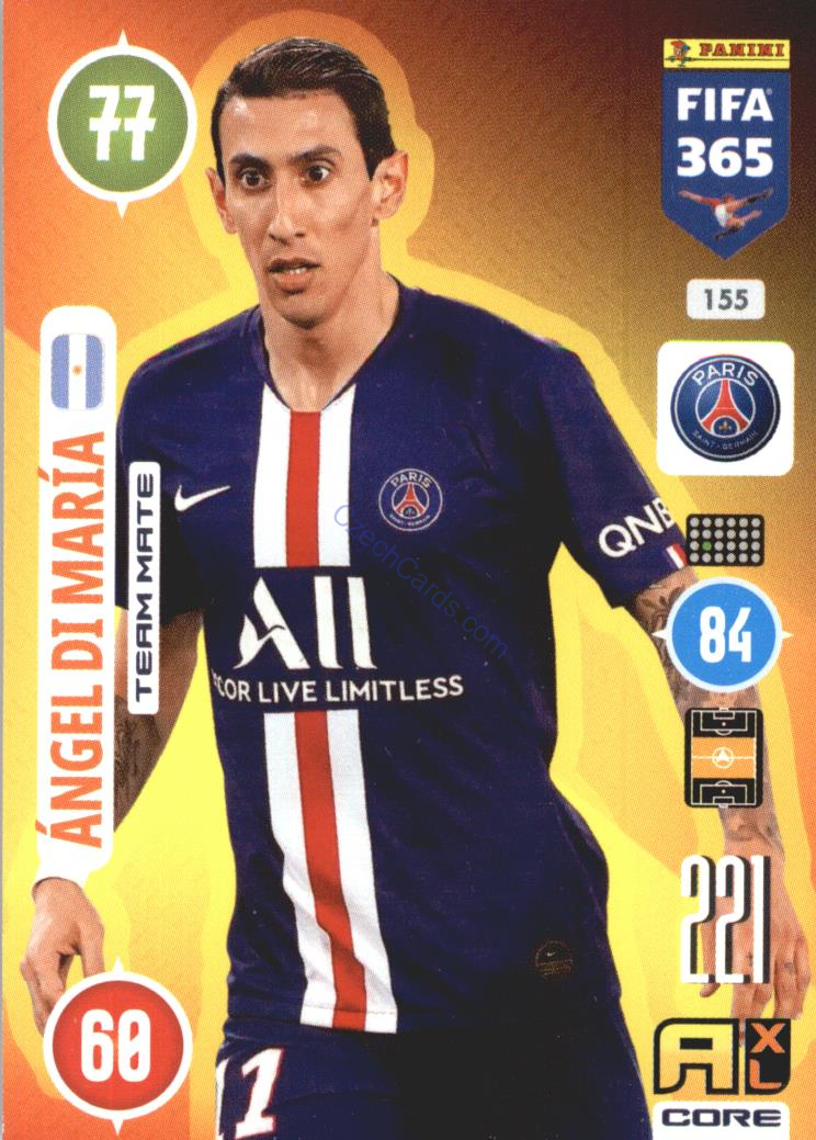 Ángel Di Maria 2021 FIFA 365 Adrenalyn #155