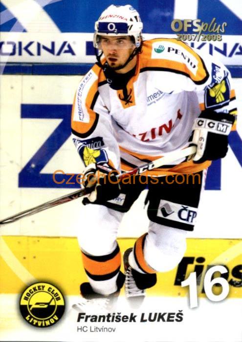 Lukeš František 2007/08 OFS #89