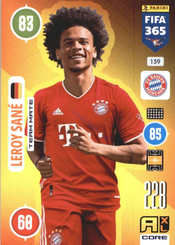 Leroy Sané 2021 FIFA 365 Adrenalyn #159
