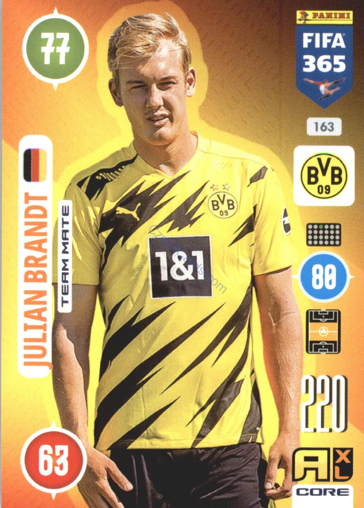 Julian Brandt 2021 FIFA 365 Adrenalyn #163