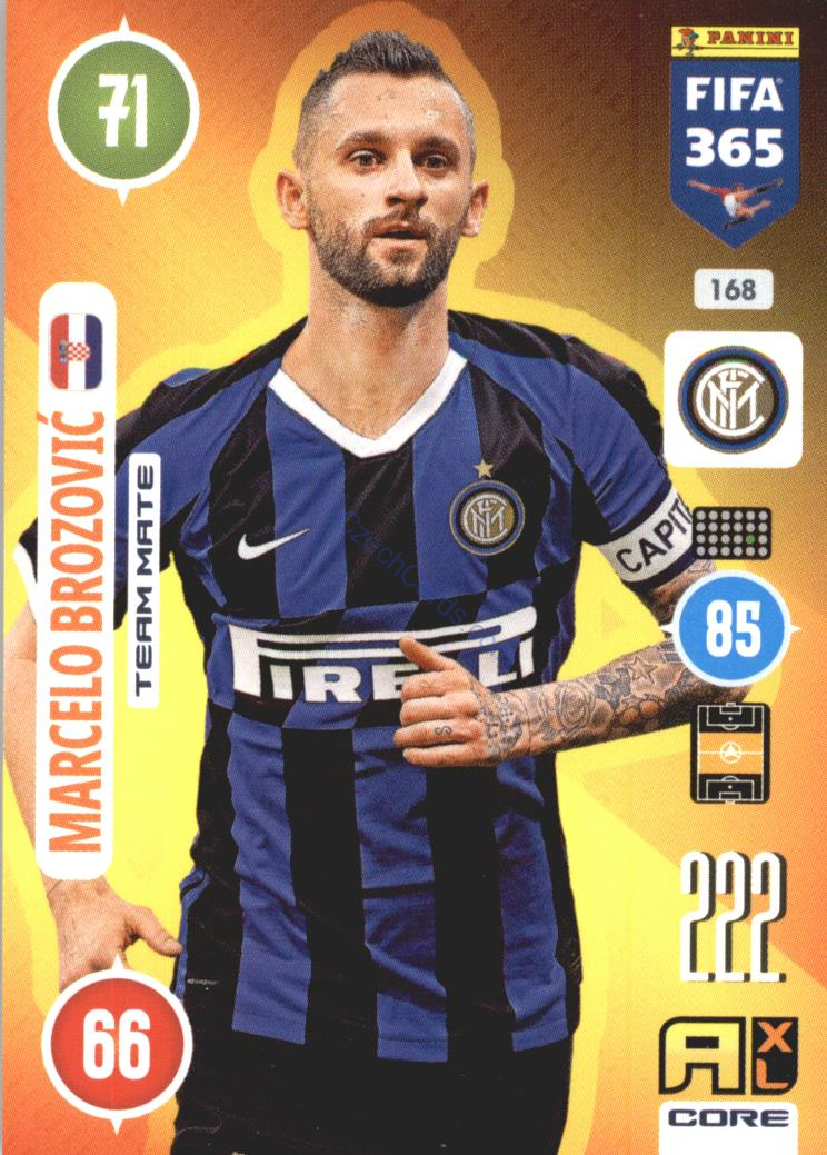 Marcelo Brozović 2021 FIFA 365 Adrenalyn #168