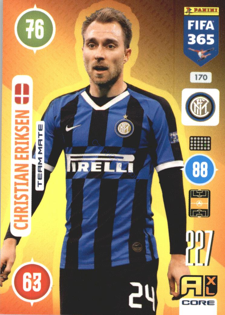 Christian Eriksen 2021 FIFA 365 Adrenalyn #170