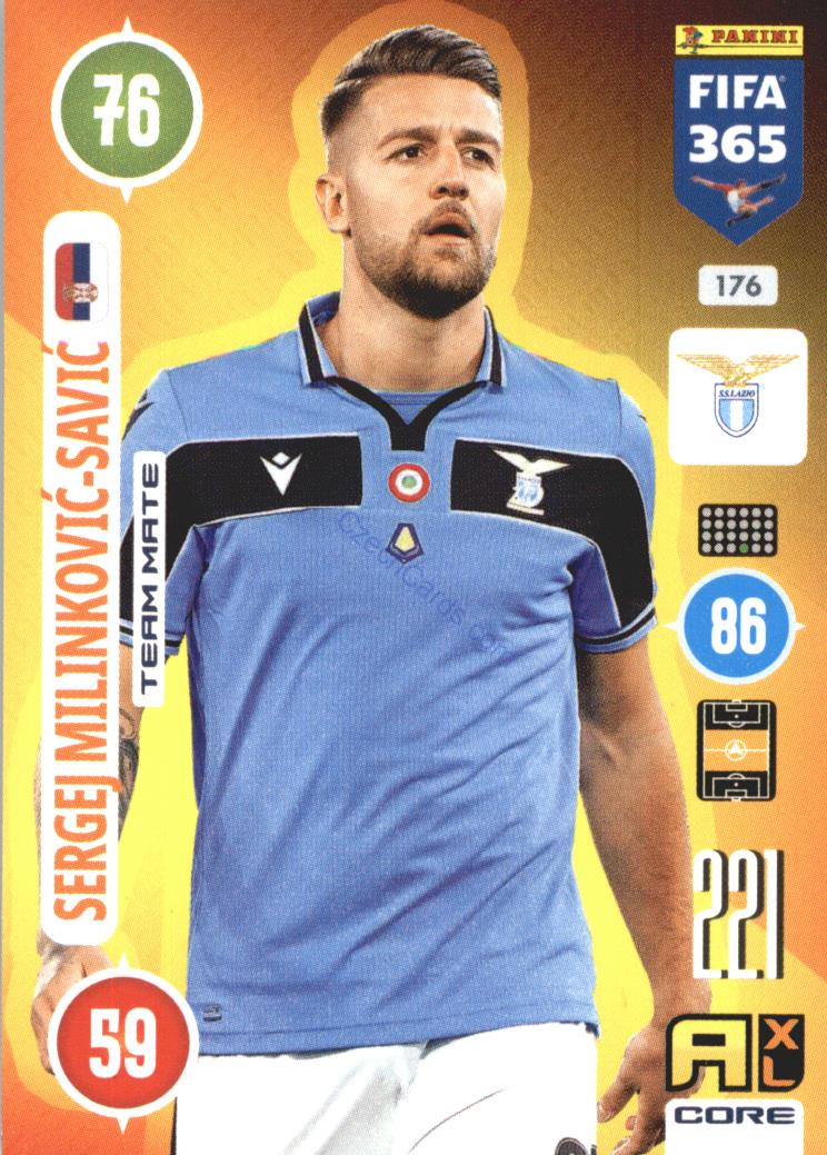 Sergej Milinković-Savić 2021 FIFA 365 Adrenalyn #176