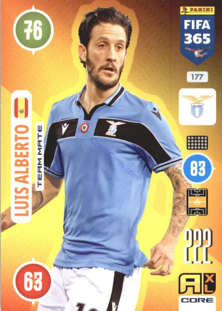 Luis Alberto 2021 FIFA 365 Adrenalyn #177