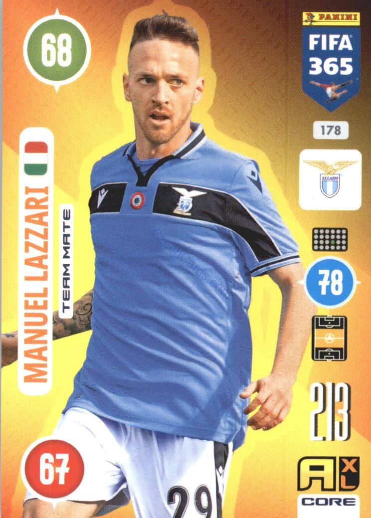 Manuel Lazzari 2021 FIFA 365 Adrenalyn #178