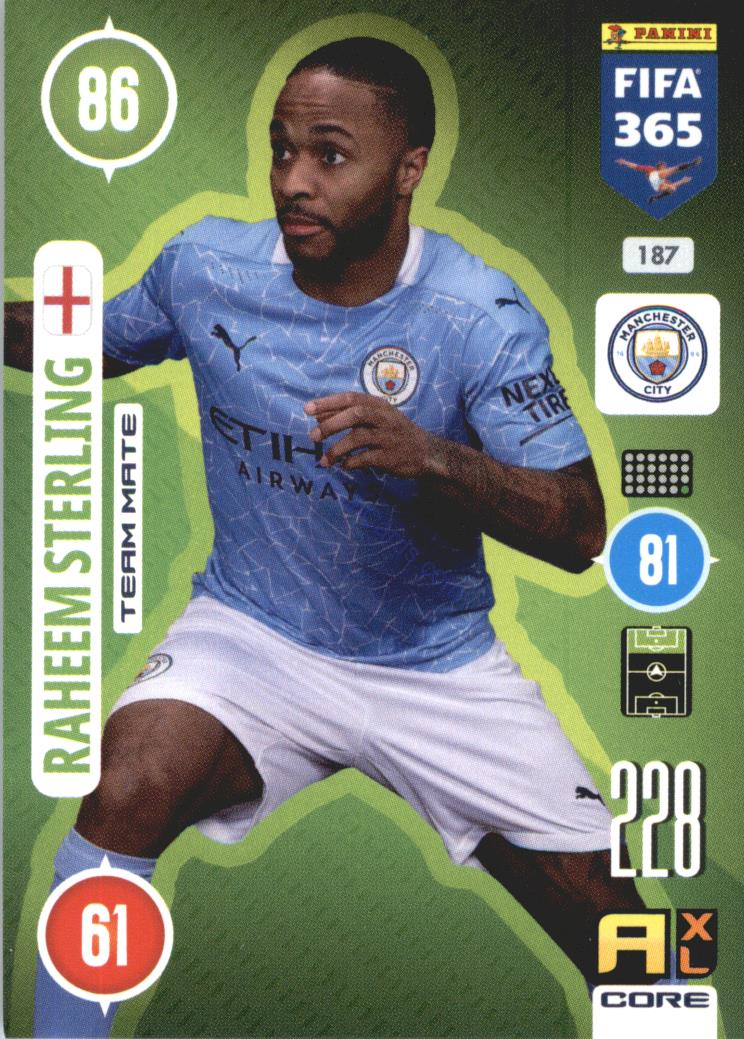 Raheem Sterling 2021 FIFA 365 Adrenalyn #187