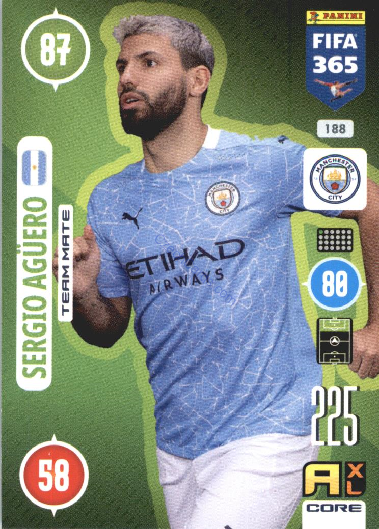 Sergio Agüero 2021 FIFA 365 Adrenalyn #188