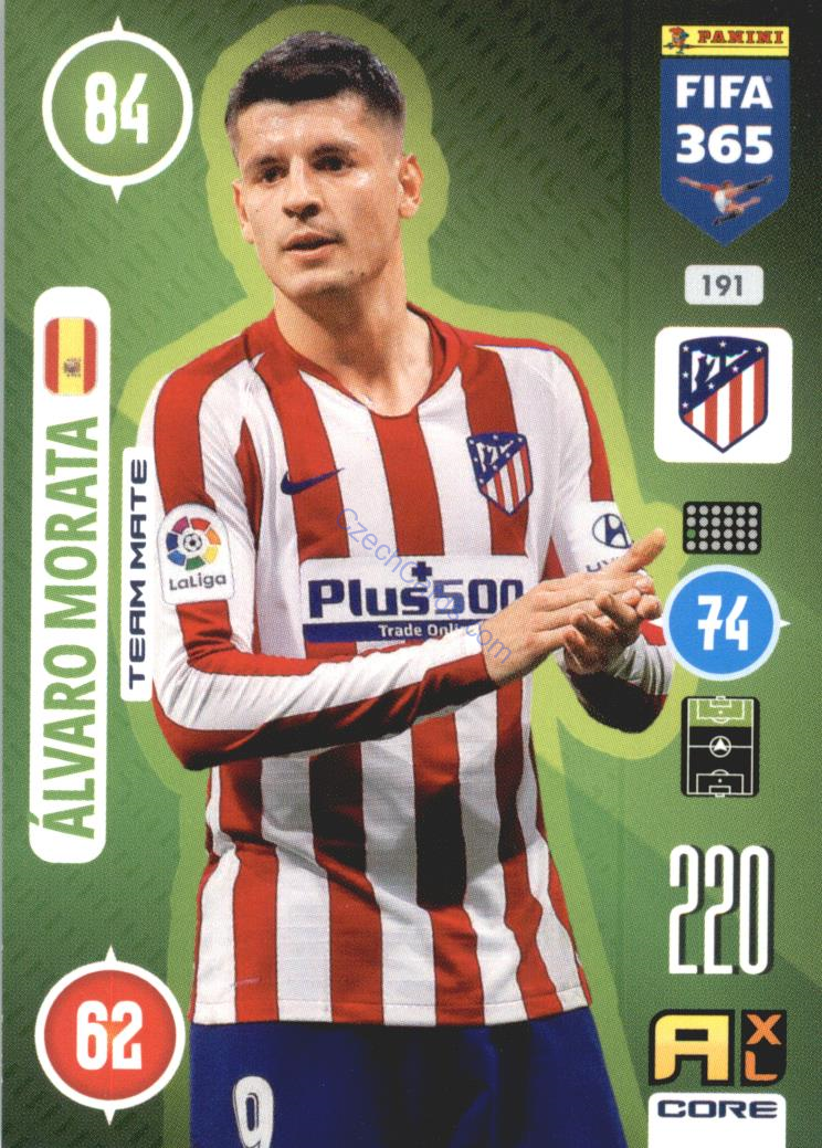 Álvaro Morata 2021 FIFA 365 Adrenalyn #191