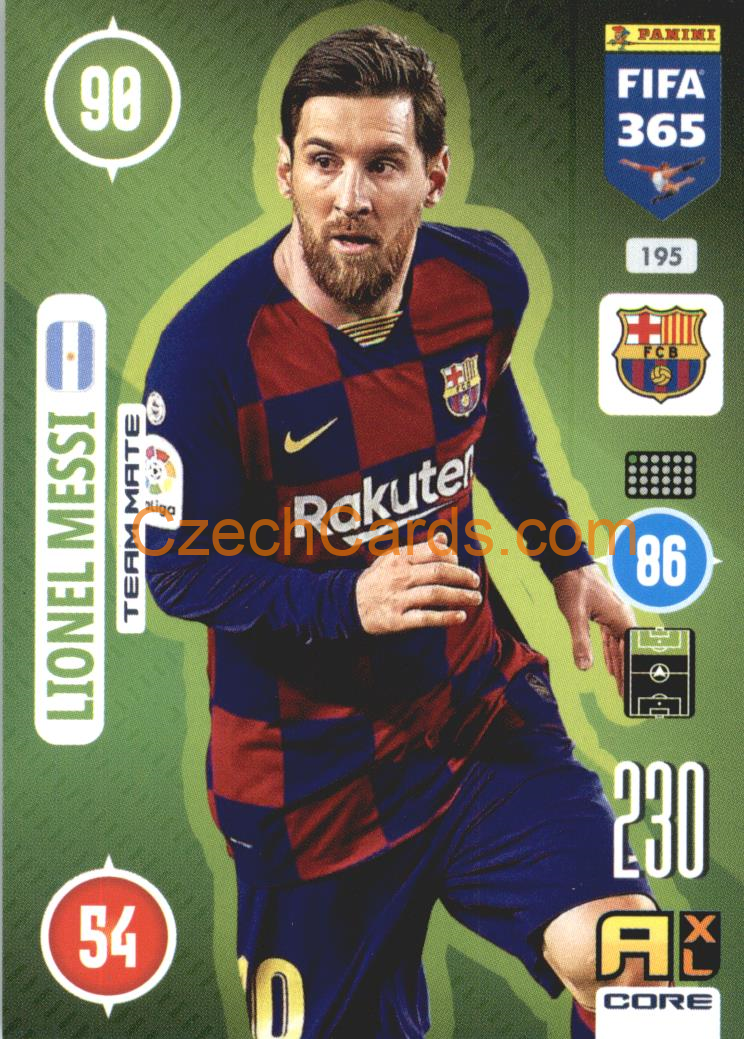 Lionel Messi 2021 FIFA 365 Adrenalyn #195