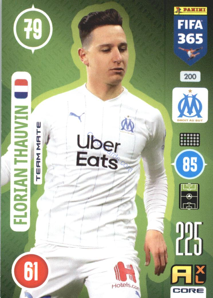 Florian Thauvin 2021 FIFA 365 Adrenalyn #200