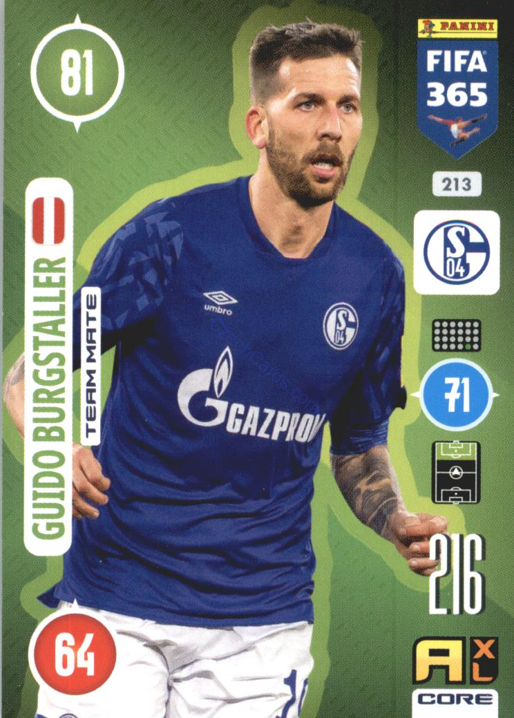 Guido Burgstaller 2021 FIFA 365 Adrenalyn #213