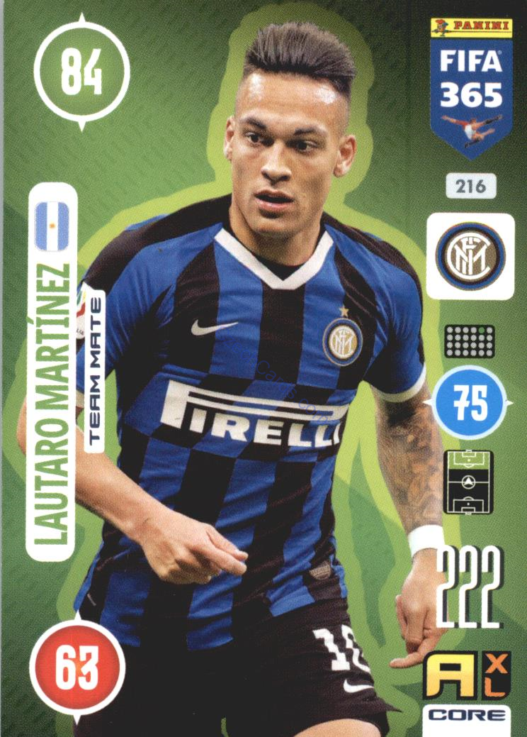 Lautaro Martinez 2021 FIFA 365 Adrenalyn #216
