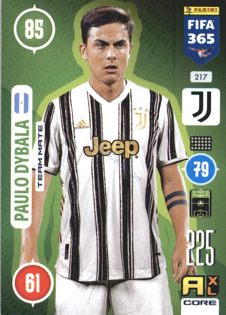 Paulo Dybala 2021 FIFA 365 Adrenalyn #217