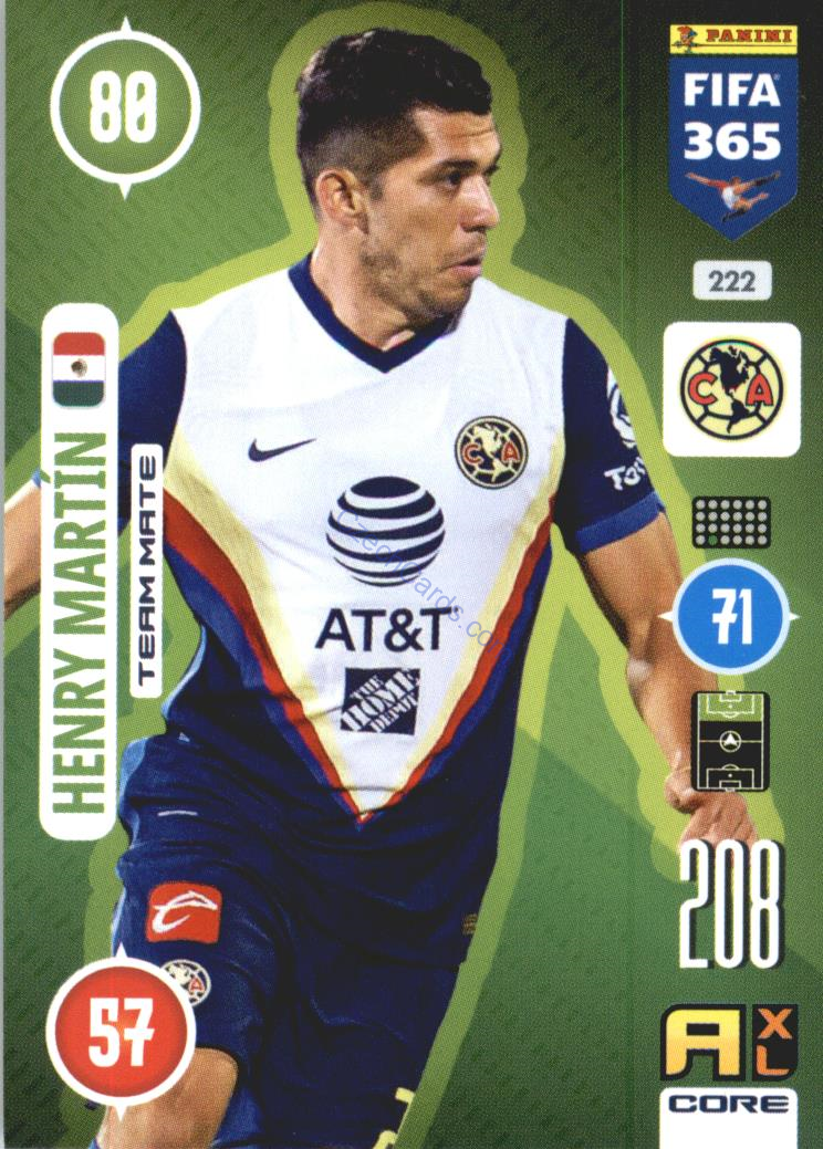 Henry Martin 2021 FIFA 365 Adrenalyn #222