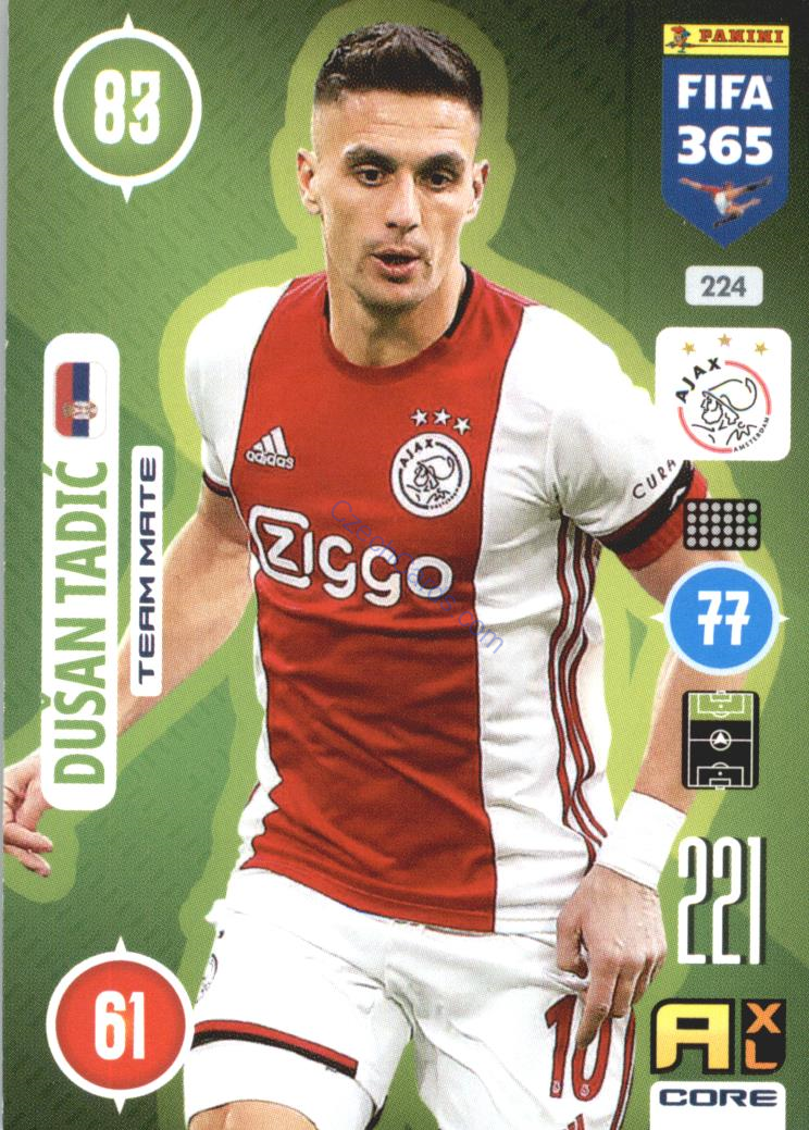 Dušan Tadić 2021 FIFA 365 Adrenalyn #224