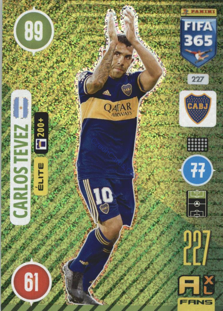 Carlos Tevez 2021 FIFA 365 Adrenalyn Elite #227