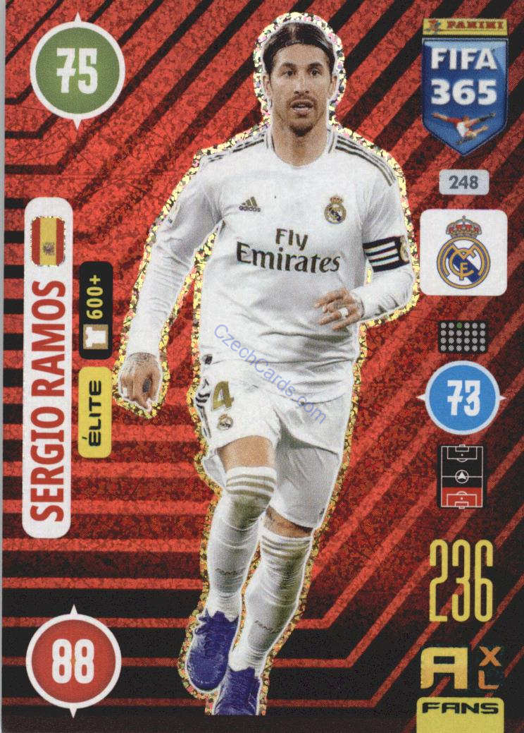 Sergio Ramos 2021 FIFA 365 Adrenalyn Elite #248