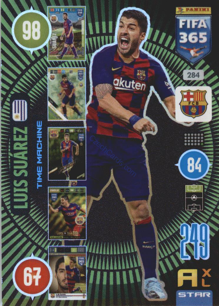 Luis Suárez 2021 FIFA 365 Adrenalyn Time Machine #284