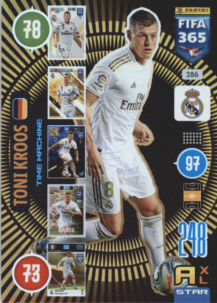 Toni Kroos 2021 FIFA 365 Adrenalyn Time Machine #286