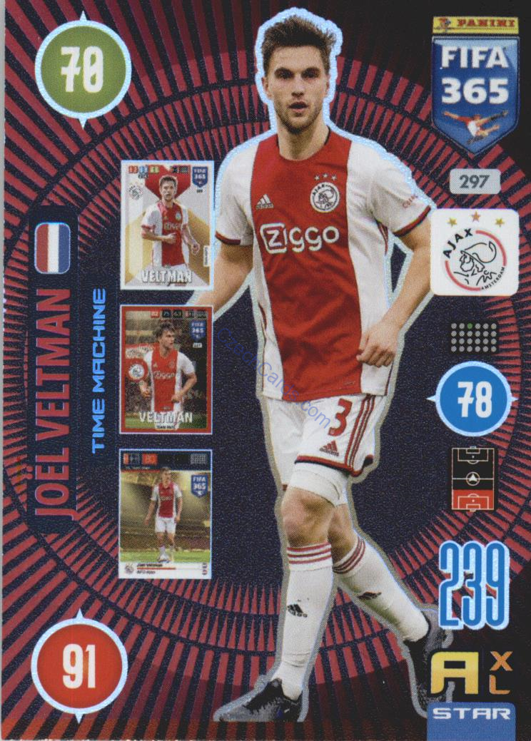 Joël Veltman 2021 FIFA 365 Adrenalyn Time Machine #297