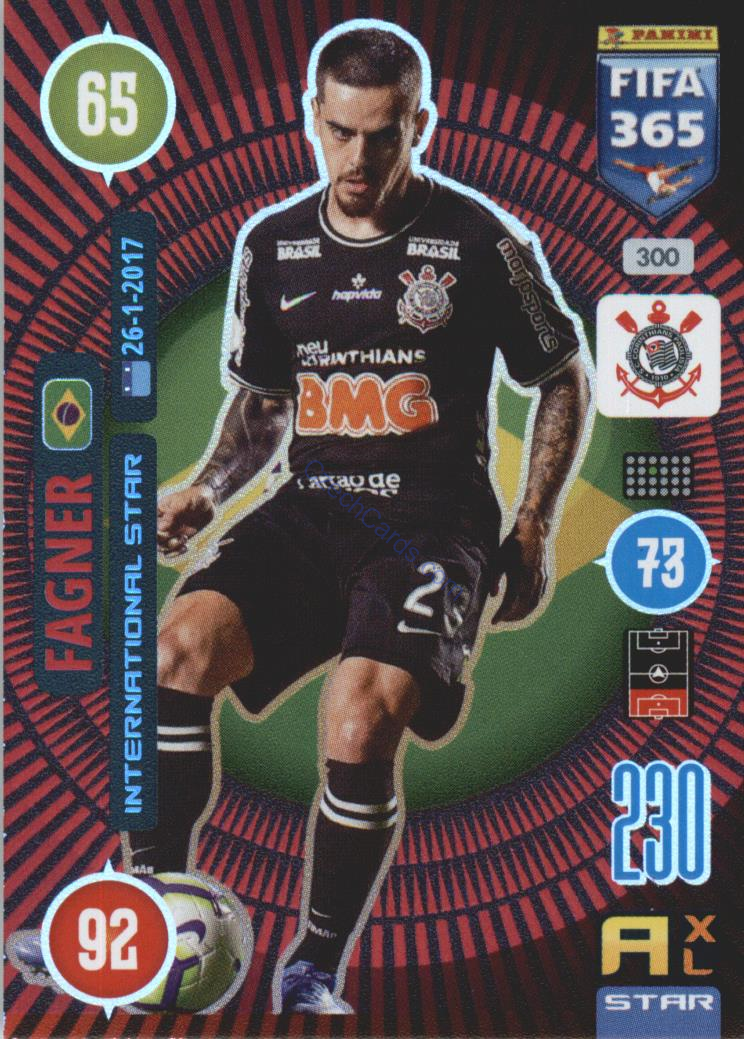 Fagner 2021 FIFA 365 Adrenalyn International Star #300