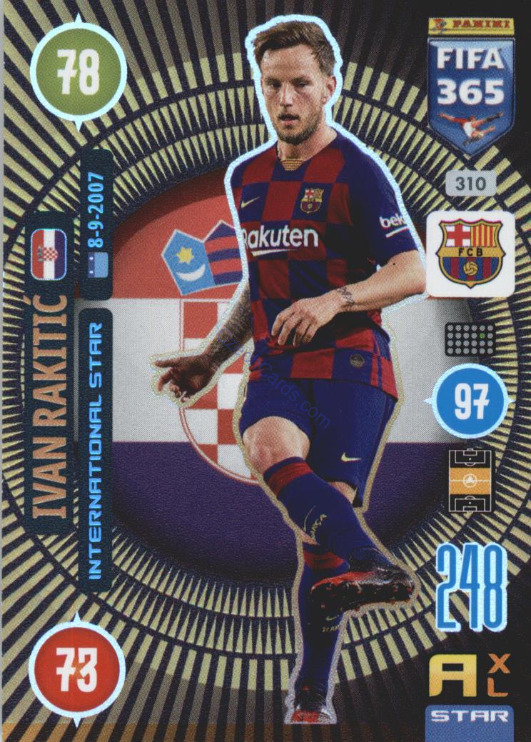 Ivan Rakitić 2021 FIFA 365 Adrenalyn International Star #310