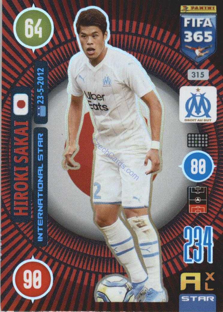 Hiroki Sakai 2021 FIFA 365 Adrenalyn International Star #315