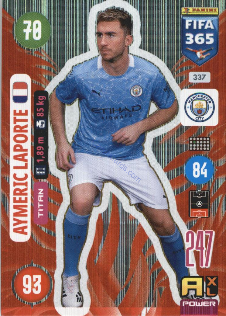 Aymeric Laporte 2021 FIFA 365 Adrenalyn Titan #337