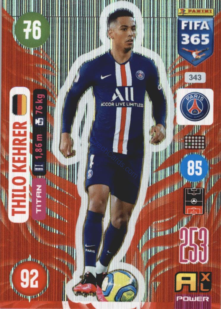 Thilo Kehrer 2021 FIFA 365 Adrenalyn Titan #343