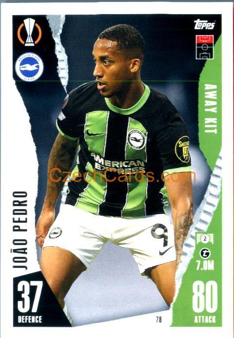 João Pedro 2023/24 Topps Match Attax Extra #78