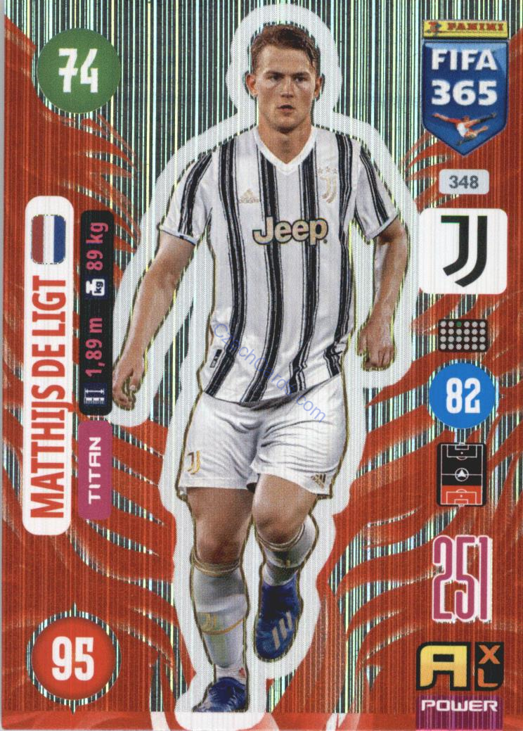 Matthijs de Ligt 2021 FIFA 365 Adrenalyn Titan #348