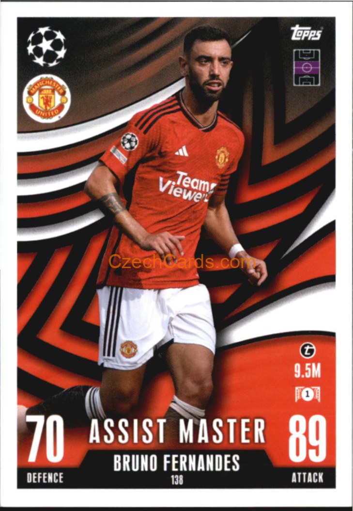 Bruno Fernandes 2023/24 Topps Match Attax Extra #138