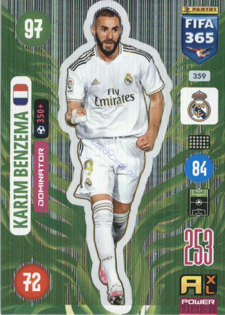 Karim Benzema 2021 FIFA 365 Adrenalyn Dominator #359