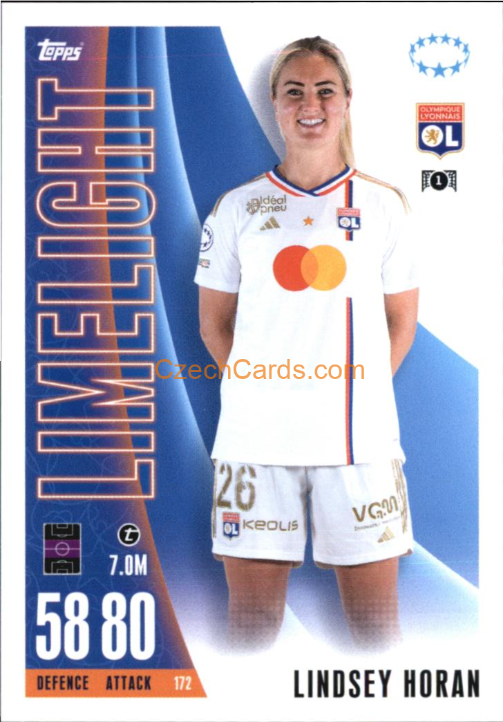 Lindsey Horan 2023/24 Topps Match Attax Extra #172