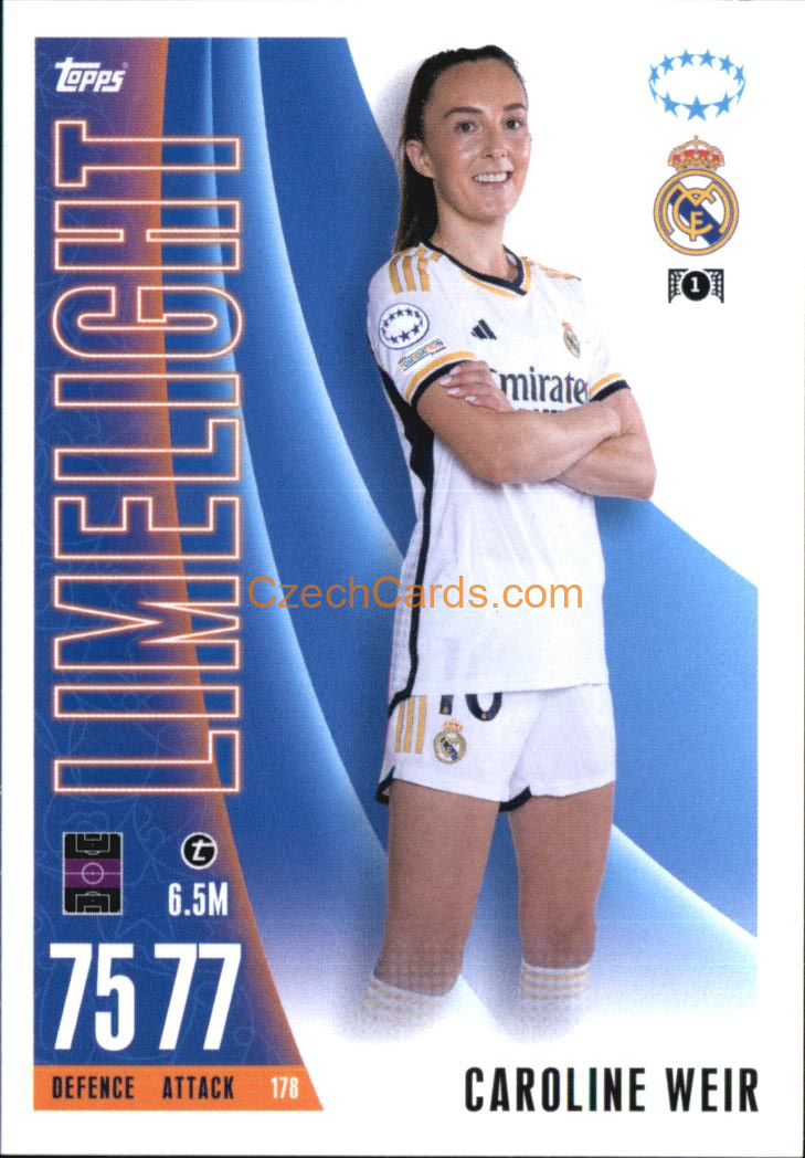 Caroline Weir 2023/24 Topps Match Attax Extra #178