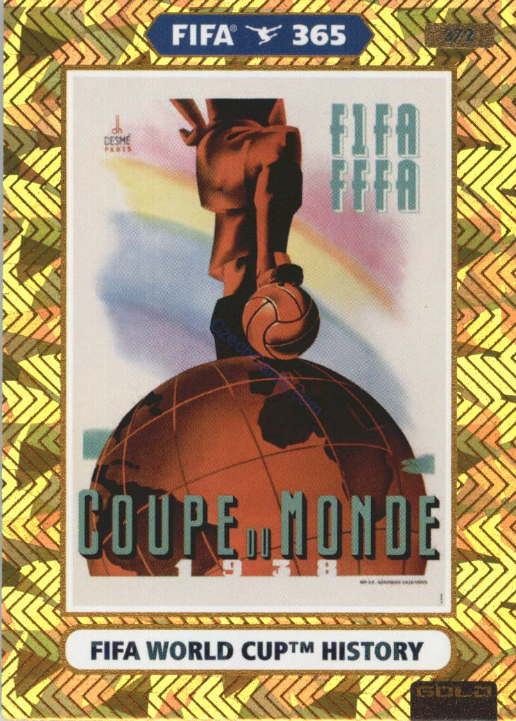1938 France 2021 FIFA 365 Adrenalyn FIFA World Cup History #372
