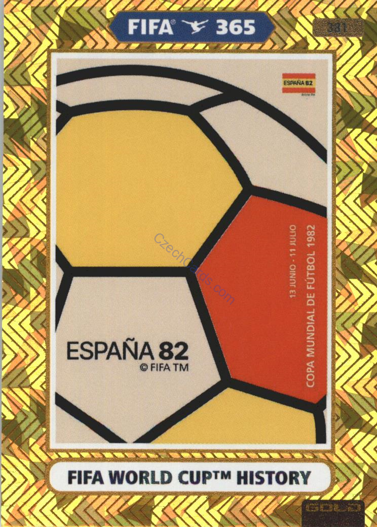 1982 Spain 2021 FIFA 365 Adrenalyn FIFA World Cup History #381