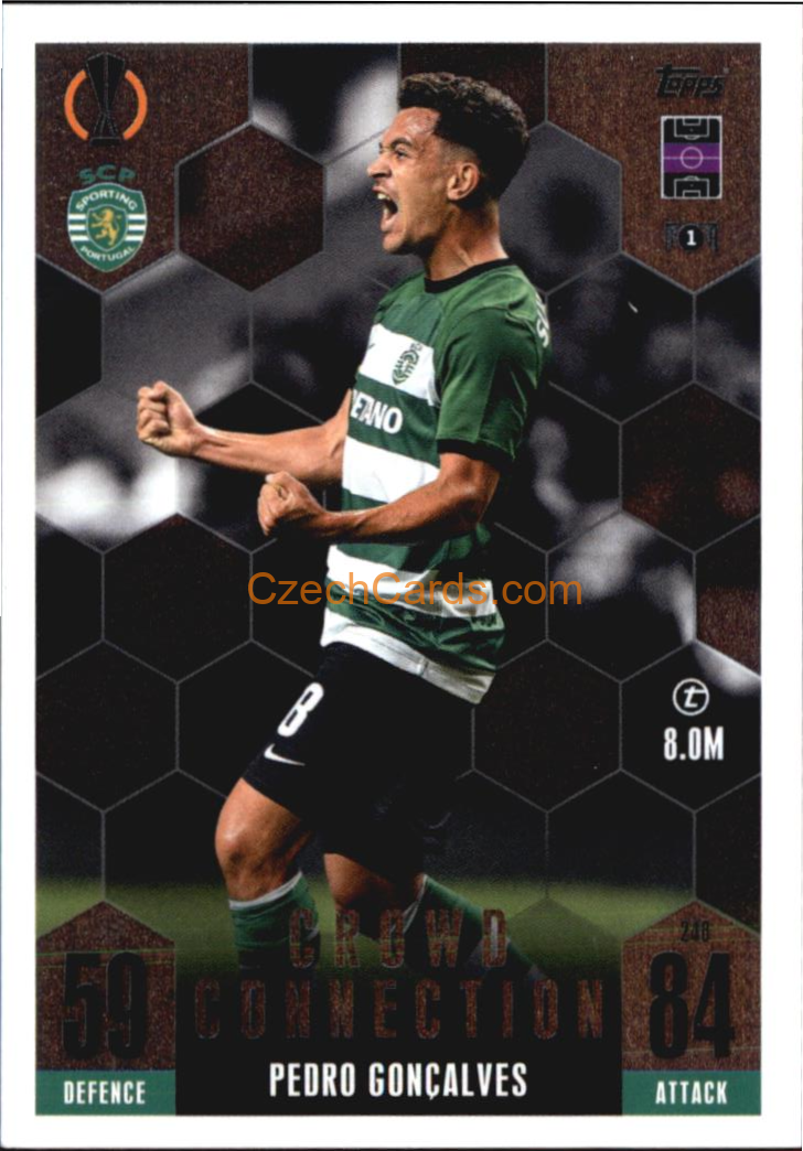 Pedro Gonçalves 2023/24 Topps Match Attax Extra Crowd Connection #248