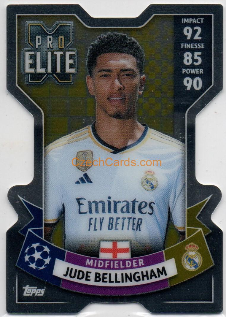 Jude Bellingham 2023/24 Topps Match Attax Extra Chrome X Pro Elite  #266