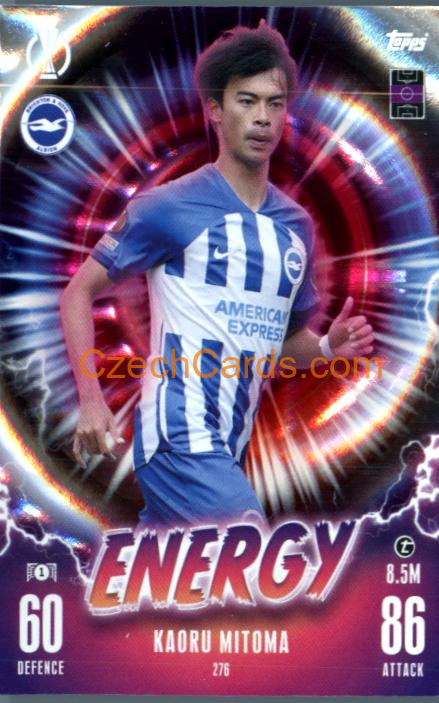 Kaoru Mitoma 2023/24 Topps Match Attax Extra Energy #276