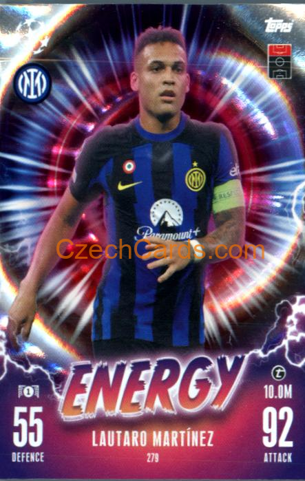 Lautaro Martínez 2023/24 Topps Match Attax Extra Energy #279